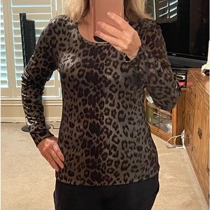 Chico’s Animal print top